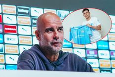Guardiola se refirió en conferencia de prensa a la posibilidad de disponer de Echeverri para esta temporada con el Manchester City. Foto: @ManCity Guardiola se refirió en conferencia de prensa a la posibilidad de disponer de Echeverri para esta temporada con el Manchester City. Foto: @ManCity