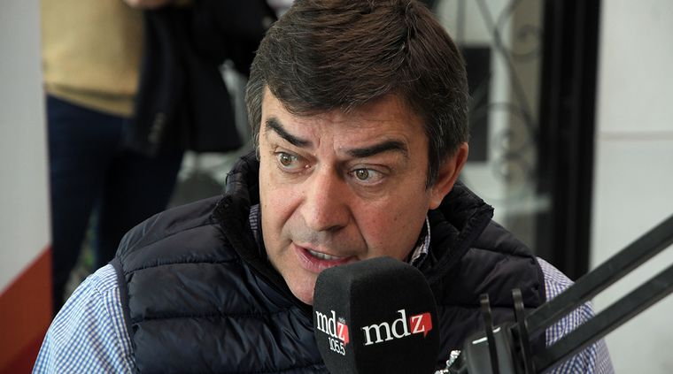 Omar De Marchi, precandidato a gobernador por La Unión Mendocina estuvo en MDZ Radio. Foto: ALF PONCE MERCADO / MDZ