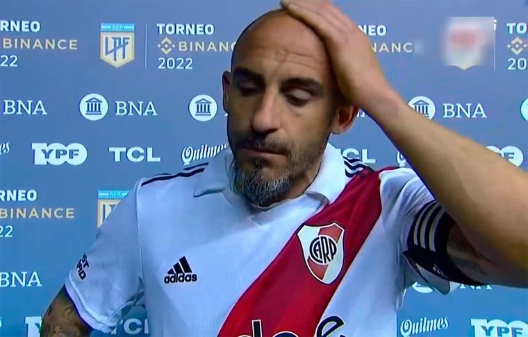 Pinola se lamentó por los dos puntos que dejó pasar River frente a Arsenal.