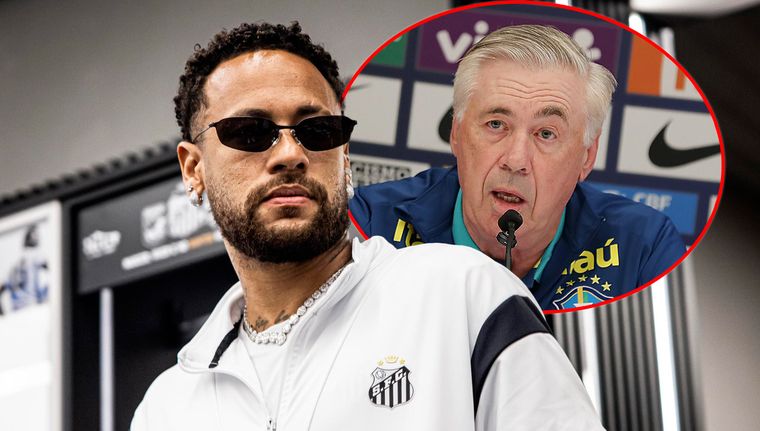 Neymar, con un ojo en el Santos y otro en el Mundial.&nbsp;