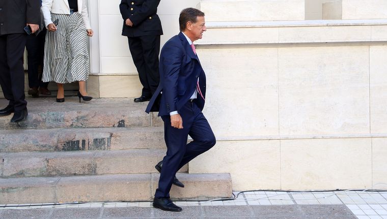 El exgobernador mendocino presentó el proyecto en el Congreso Foto: Santiago Tagua/MDZ