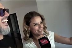 Rolando Barbano y Marina Calabró se reconciliaron tras el escándalo en los Premios Martín Fierro a la Radio de este año. Foto: Captura de pantalla América TV.