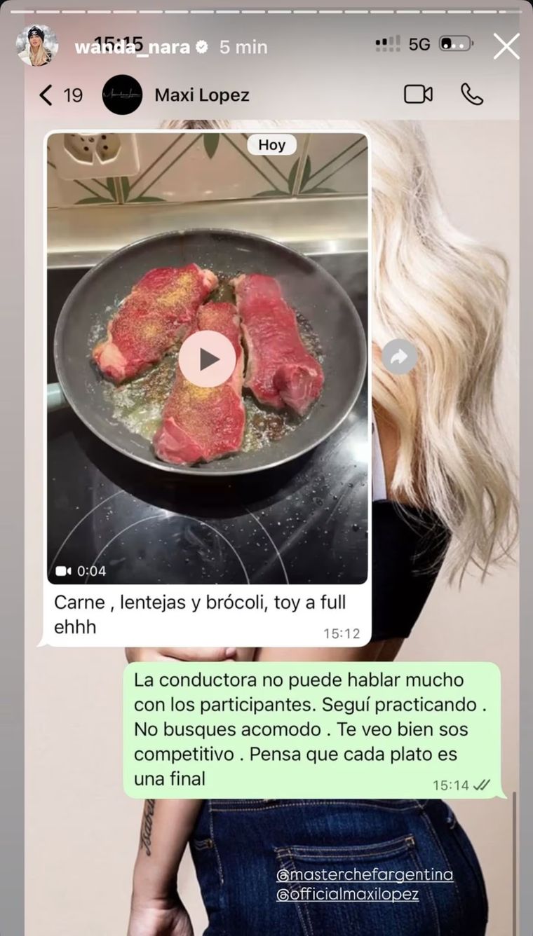 Imágenes del chat entre los ex. Imágenes del chat entre los ex.