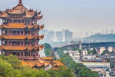 Torre de la Grulla Amarilla en Wuhan Foto: GETTY IMAGES