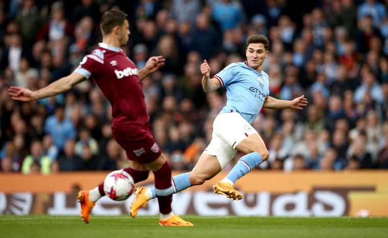 El delantero fue de la partida para este partido. Foto: EFE