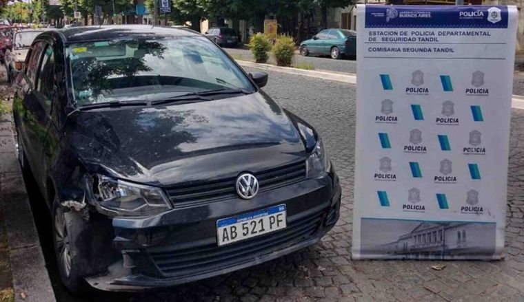 El auto quedó secuestrado Foto: Plan de Noticias