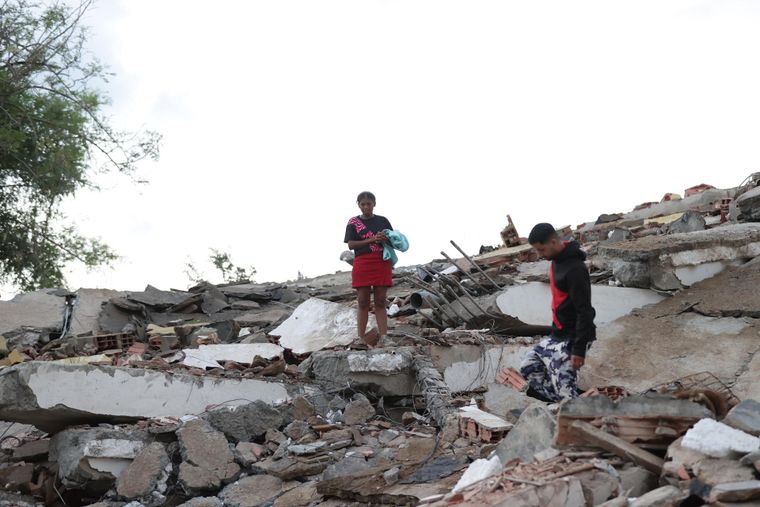 La tragedia por el doble terremoto conmociona Venezuela. Foto Efe