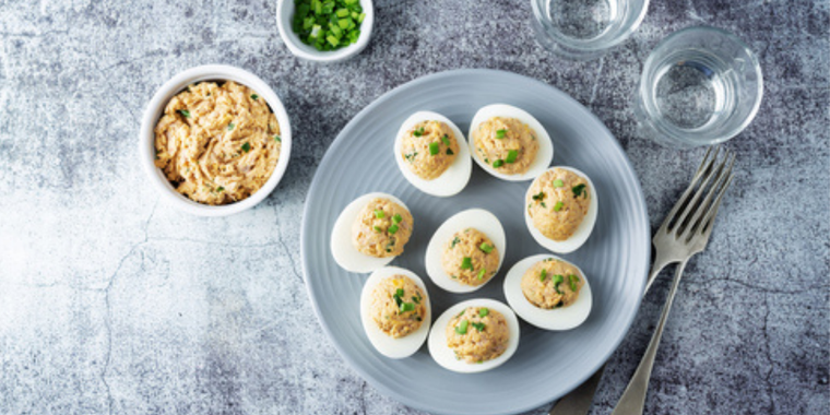 Huevos rellenos Foto: Shutterstock