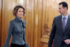 Asma al Assad junto a su marido Bashar, en una fotografía de 2010. Foto: GETTY IMAGES