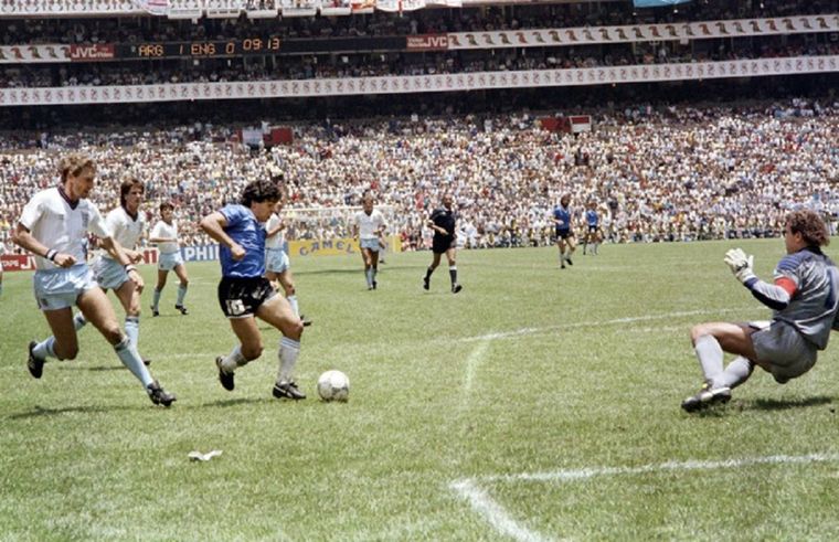 Diego Maradona El análisis de Big Data sobre el partido de Maradona contra Inglaterra. Foto: Conmebol