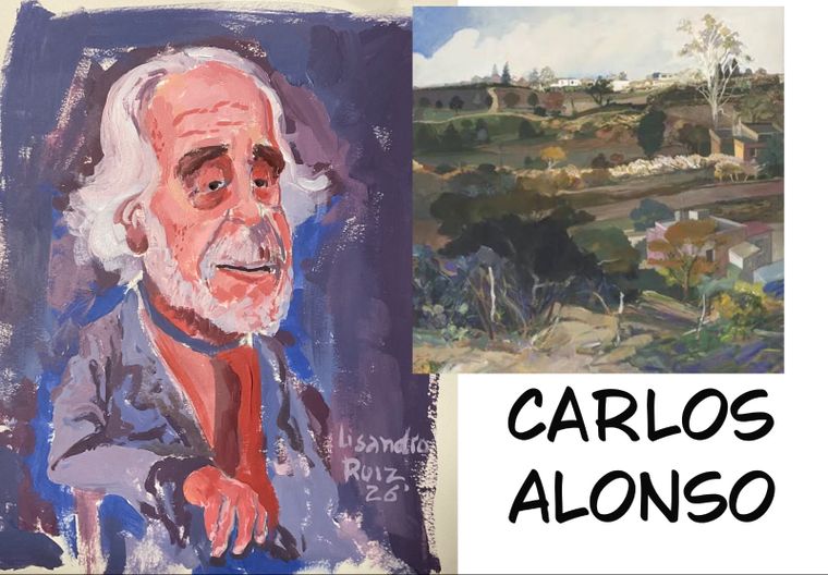 La obra de Carlos Alonso nos evidencia el “siempre” del compromiso, de la vocación, del ser que hace ser artista.