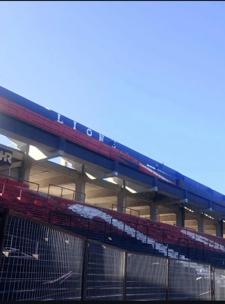 La imagen del regalo de Newell's a Messi por su cumpleaños número 38. Foto: @soyleprosooo La imagen del regalo de Newell's a Messi por su cumpleaños número 38. Foto: @soyleprosooo