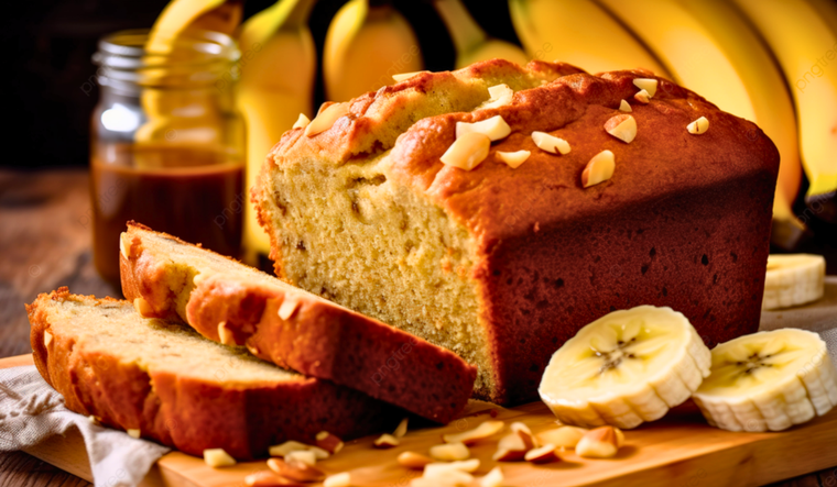 Cómo hacer pan de plátano vegano con canela y nueces en casa Foto: Shutterstock