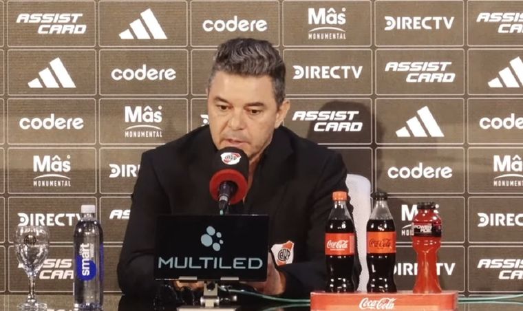 El DT habló ante los medios. Foto: Captura