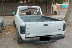 La camioneta que conducía el joven, ahora imputado, que atropelló a un menor que quedó con muerte cerebral en Guaymallén