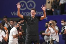 Juan Martín del Potro, emocionado tras su última vez en una cancha de tenis Foto: El Gráfico Juan Martín del Potro, emocionado tras su última vez en una cancha de tenis Foto: El Gráfico