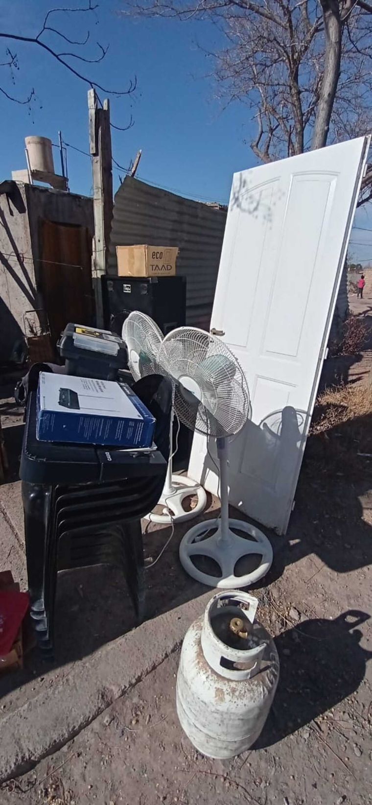 Los malvivientes se llevaron todo lo que encontraron a su paso, aunque la Policía luego halló varios elementos Foto: Ministerio de Seguridad