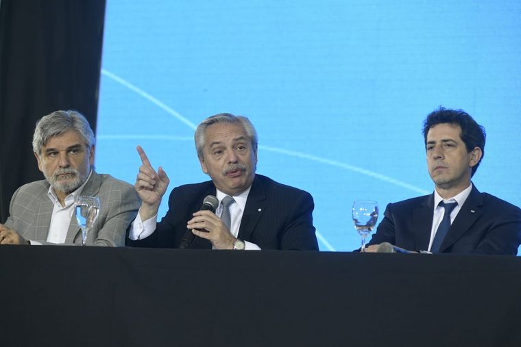 Alberto Fernández estuvo en Tecnópolis.