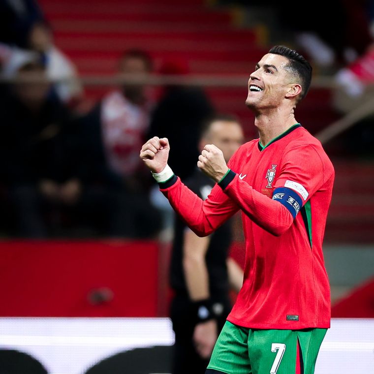 Ronaldo sigue celebrando goles. Foto: @Cristiano