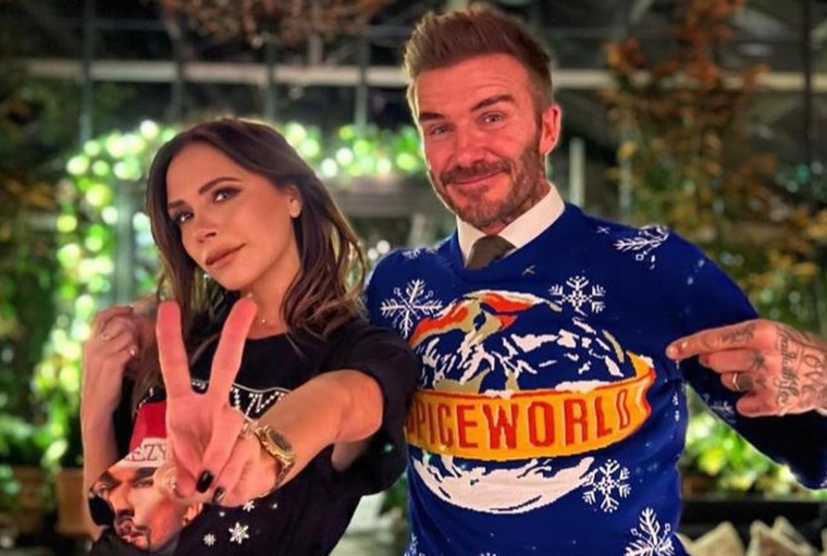 David Beckham y su esposa Victoria superaron un difícil momento tras la infidelidad del exfutbolista. Foto: Instagram