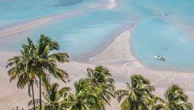 Esta playa de Brasil enamora con sus pintorescos paisajes. Esta playa de Brasil enamora con sus pintorescos paisajes.