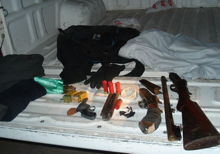 Elementos secuestrados por la Policía de Mendoza en Junín.