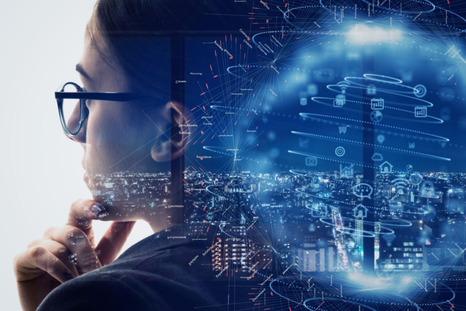 Gracias a la Inteligencia Artificial podemos vislumbrar cómo viviremos los humanos dentro de mil años. Foto: Shutterstock