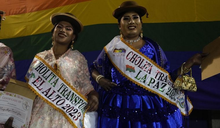 Las candidatas que resultaron vencedoras. Foto: LaVozdeBolivia.