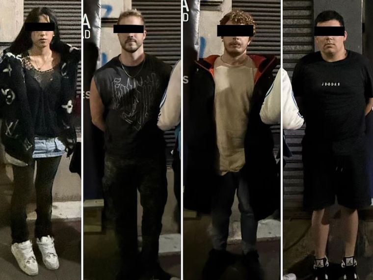 Todos los integrantes de la banda están detenidos. Foto: X