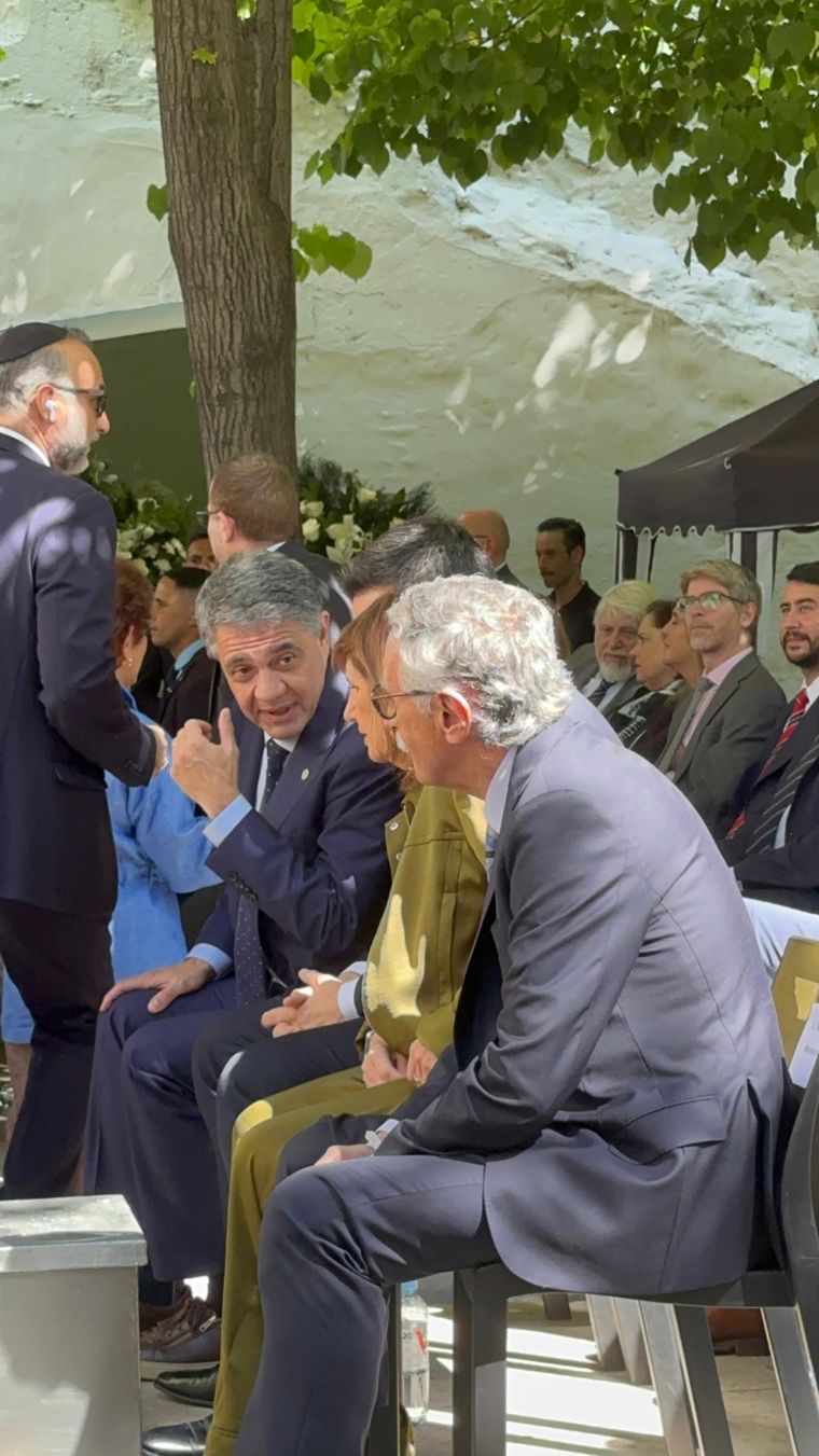 El reencuentro entre Patricia Bullrich y Jorge Macri Foto: Victoria Urruspuru / MDZ