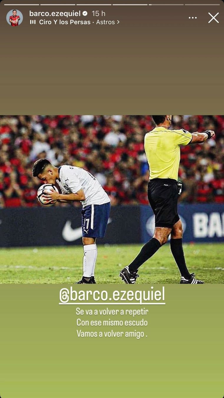 La historia que reposteó Barco a 8 años del Maracanazo ante Flamengo.