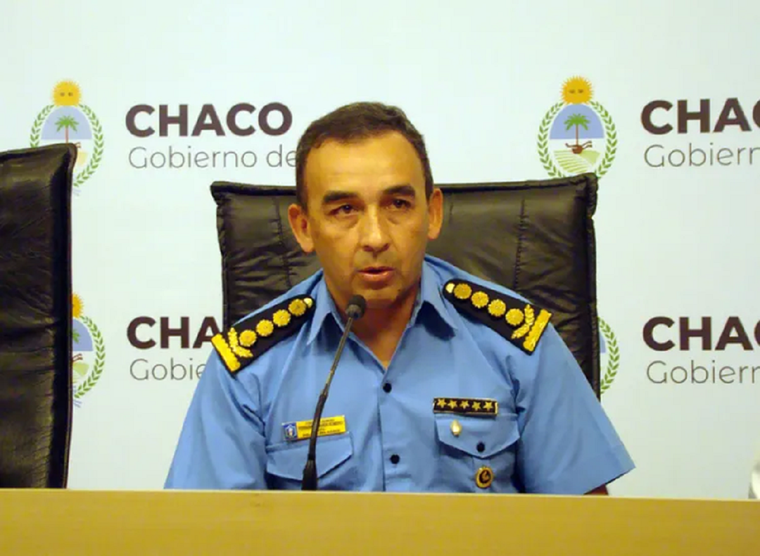 Fernando Romero, Jefe de la Policía de Chaco. Foto: Redes sociales