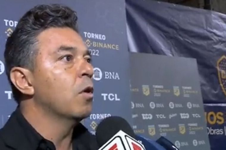 Gallardo, furioso por una pregunta del esquema de River ante Boca.