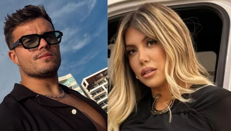 El jugador que vuelve loca a Wanda Nara habló y fue contundente. Foto: Instagram: @wanda_nara/ @danielguzmanjr