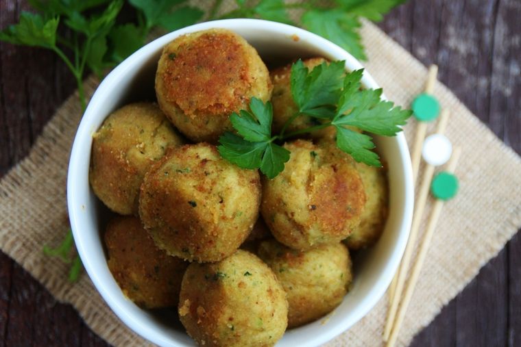 Albóndigas veganas de garbanzos. Foto: Youmiam (youmiam.com)