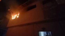 El incendio consumió la planta alta de la casa Foto: 0223