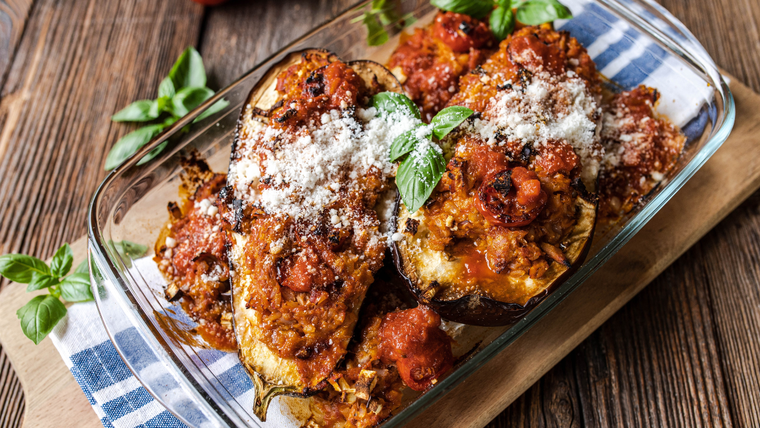 Prepará esta receta de berenjenas rellenas