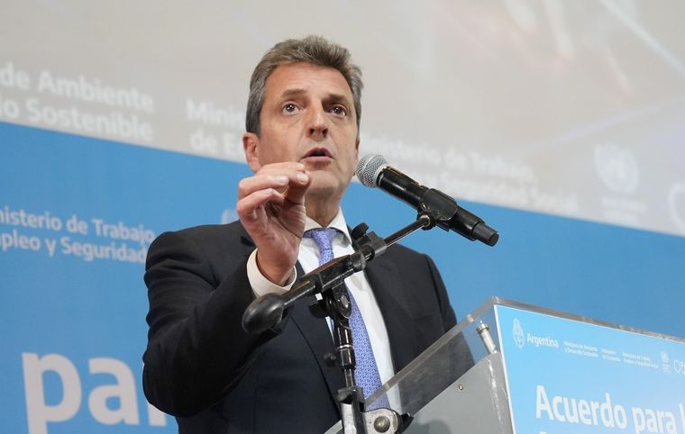 Sergio Massa, ministro de Economía y candidato a presidente de Unión por la Patria Foto: Noticias Argentinas