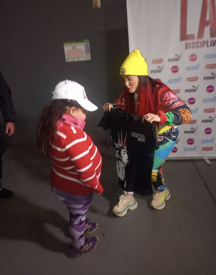 Lali junto a agustina. Foto: Twitter