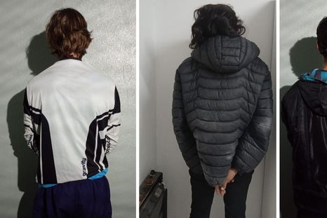Los tres sospechosos que fueron detenidos en Maipú. Los tres sospechosos que fueron detenidos en Maipú.