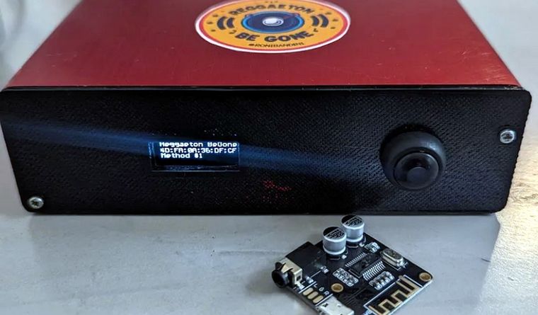 La máquina que inventó el argentino, Reggaeton Be Gone. Foto: RoniBandini.