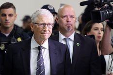 Bill Gates a su llegada al Capitolio de EE.UU. para prestar declaración ante la Comisión de Supervisión de la Cámara de Representantes.