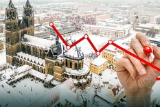 Recesión Alemania Economía La economía alemana no pudo evitar la recisión invernal. Foto: Dpa.