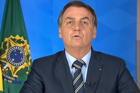 Bolsonaro dijo que si tuviera coronavirus sería como una gripecita o un resfriadito.