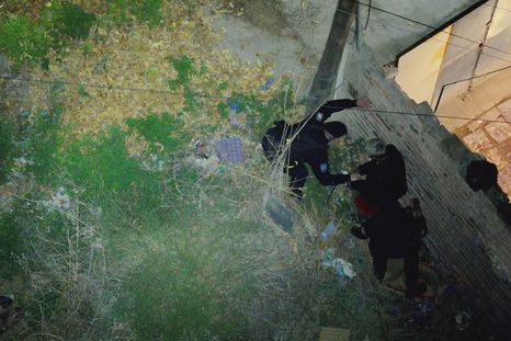 El sospechoso fue capturado en un descampado en Las Heras gracias a un dron térmico. El sospechoso fue capturado en un descampado en Las Heras gracias a un dron térmico.