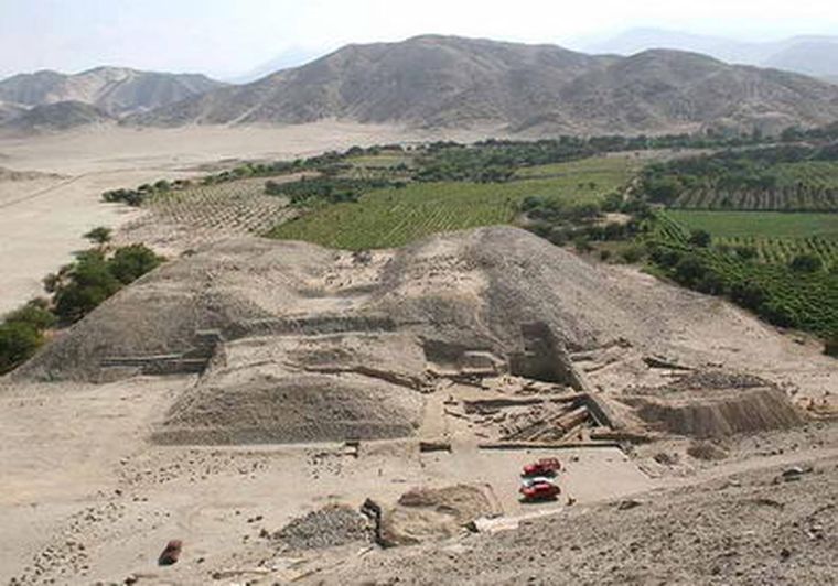 Panorama general sobre la zona de las excavaciones. Foto: EFE