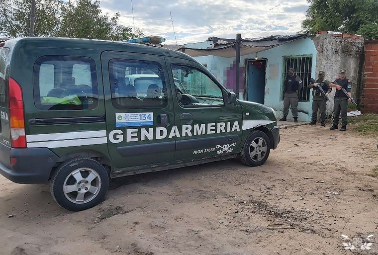 Gerndarmeria Nacional se hizo presente en el lugar Foto: Gendarmería Nacional (Imagen Ilustrativa)