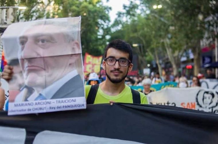 Francisco, con solo 22 años, representará a los jóvenes de Mendoza para hablar y reflexionar sobre la temática la escasez de agua. Foto: Gentileza