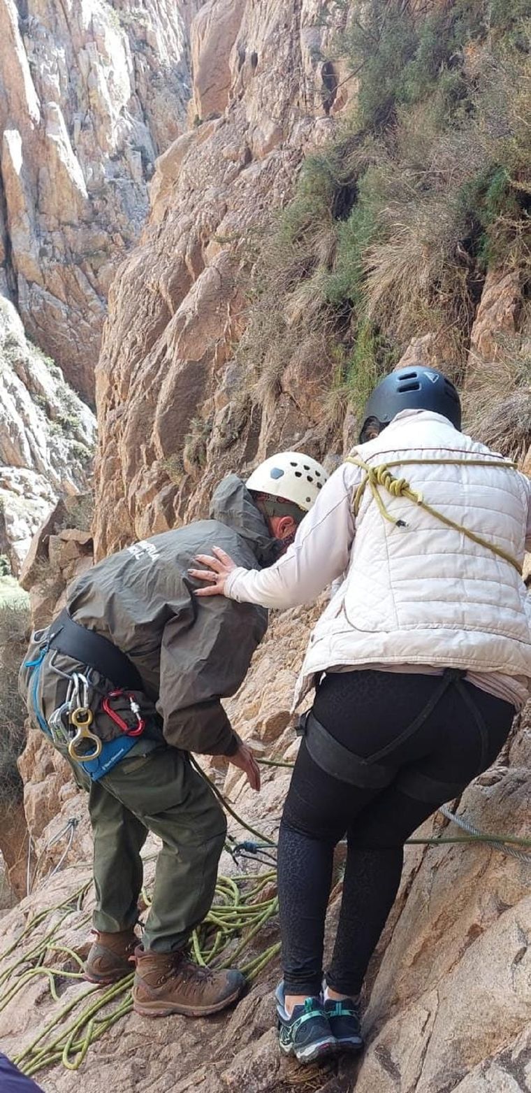Las tareas de rescate Foto: Gendarmería Nacional