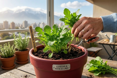 Una planta ideal para cosecharla rápido. Fuente: IA Gemini.
